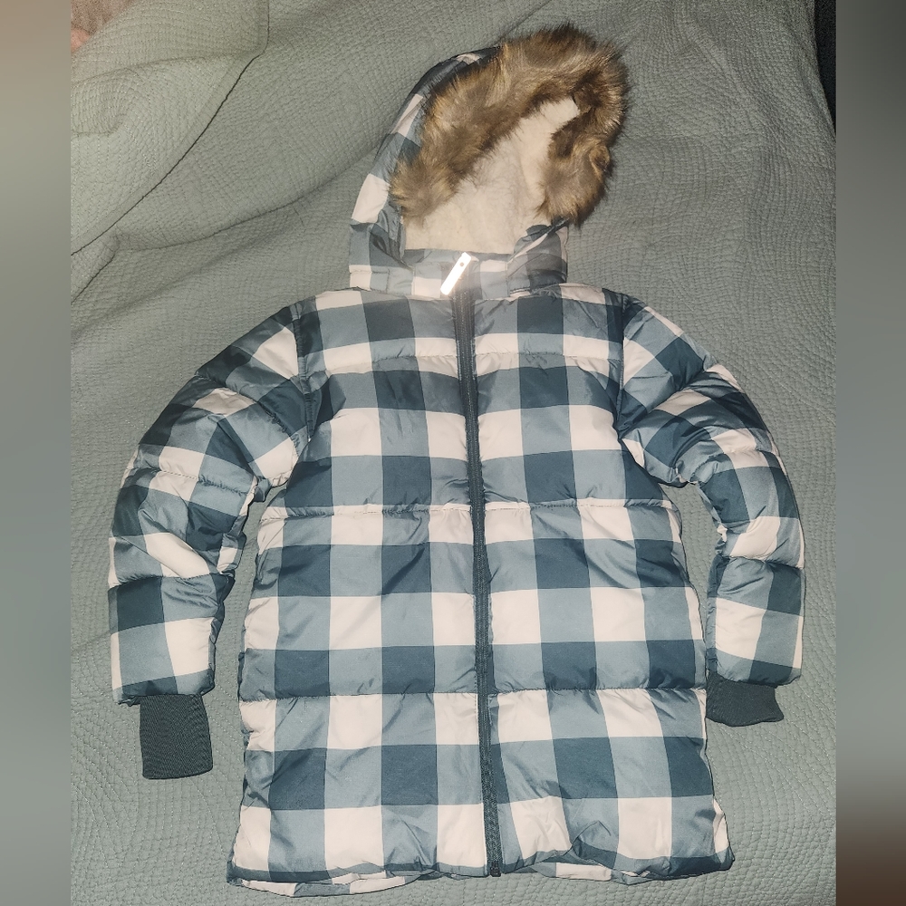 New Toddler girls Hanna Andersson Puffer Jacket Size 5 Sweater Top